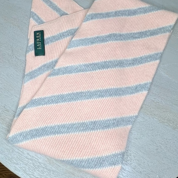 Lauren Ralph Lauren Nylon/Rayon/Rabbit Hair Winter Scarf - Picture 2 of 5